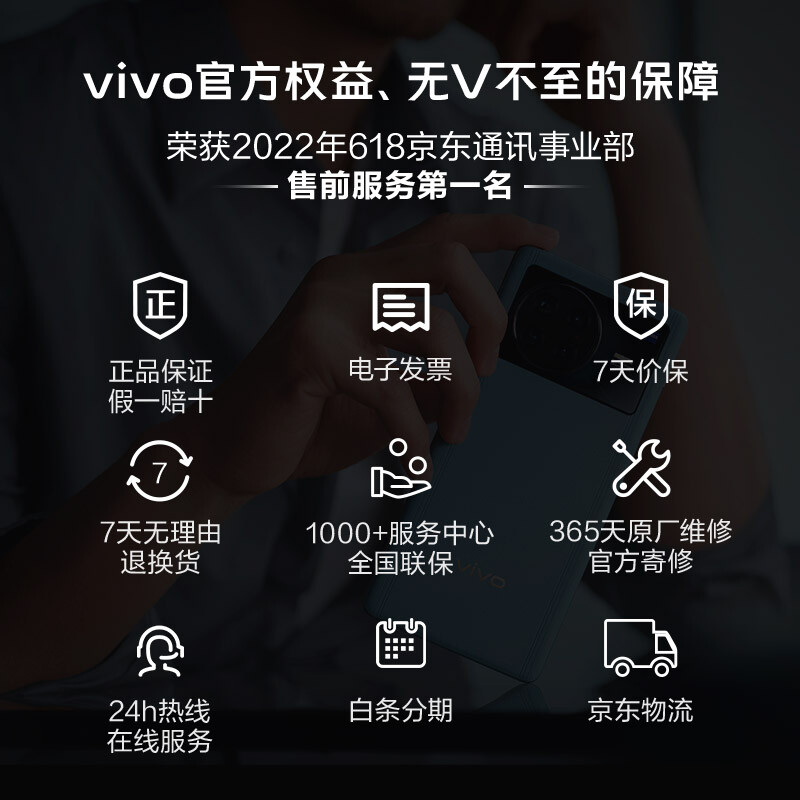 vivo X70t 蔡司光学镜头 大底微云台主摄 三星5nm旗舰芯片 120Hz高刷 3200万前置摄像 5G手机 8GB+256GB 星云