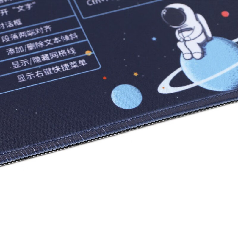 镭拓（Rantopad）H1+ 办公快捷键鼠标垫小号-宇航员
