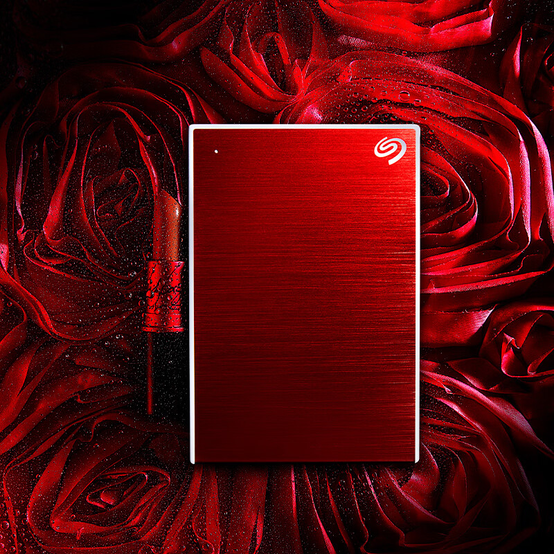 希捷(Seagate) 移動硬盤5TB USB3.0 銘 2.5英寸金屬面板 兼容Mac 紅色