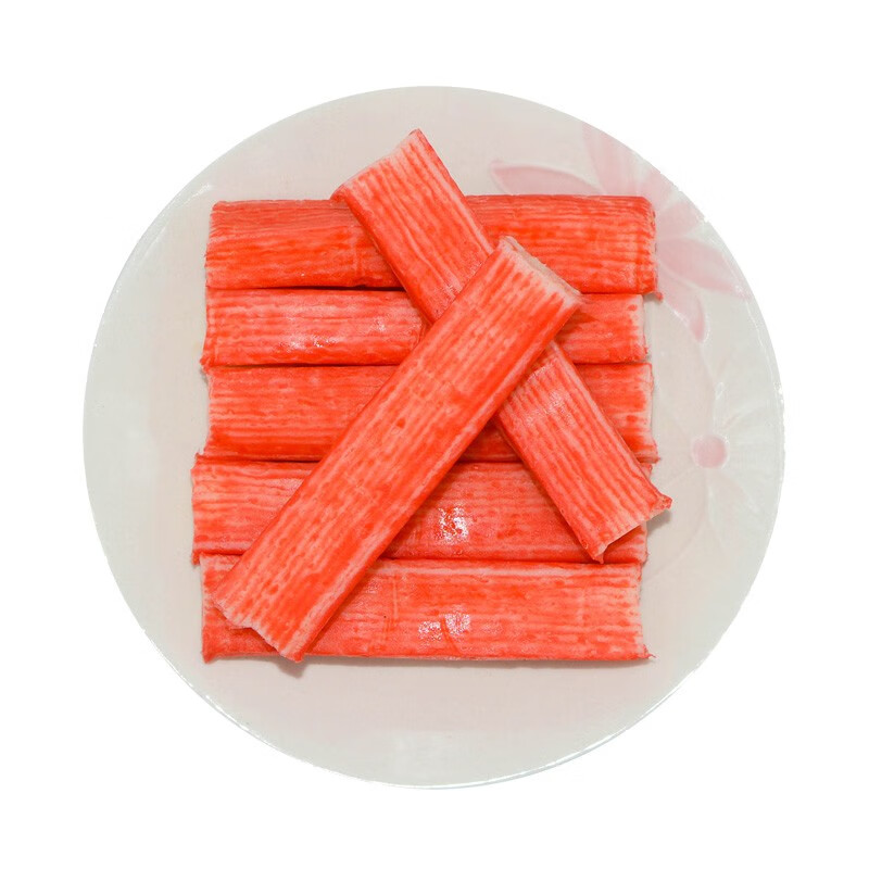 蟹棒模拟蟹柳棒手撕 寿司专用火锅食材 蟹味棒 500g/袋