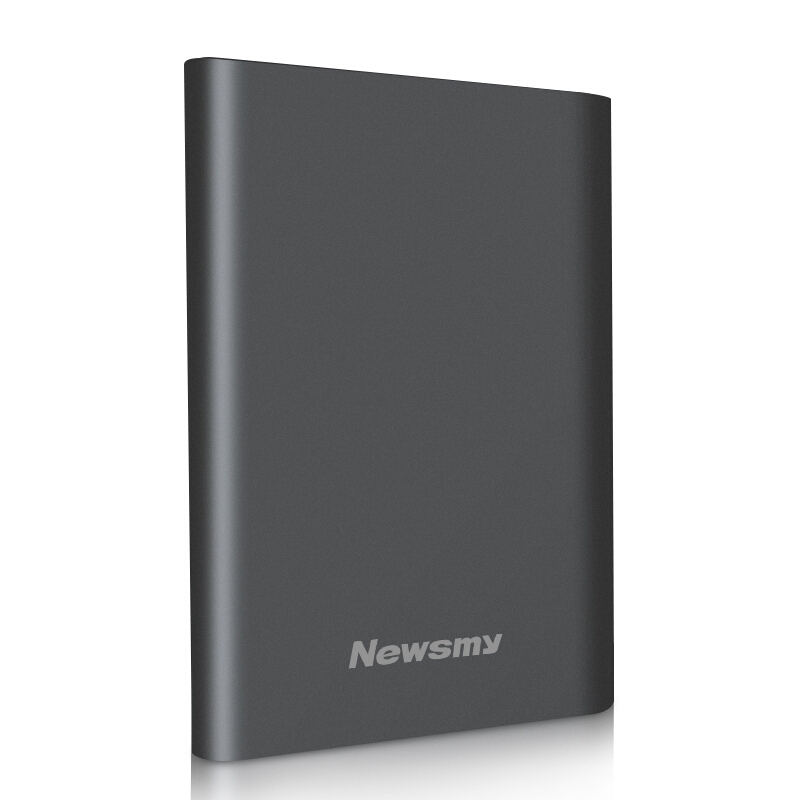 纽曼（Newsmy） 500GB 移动硬盘 明月金属系列 USB3.1 2.5英寸 烟雨灰 118M/S 高速传输