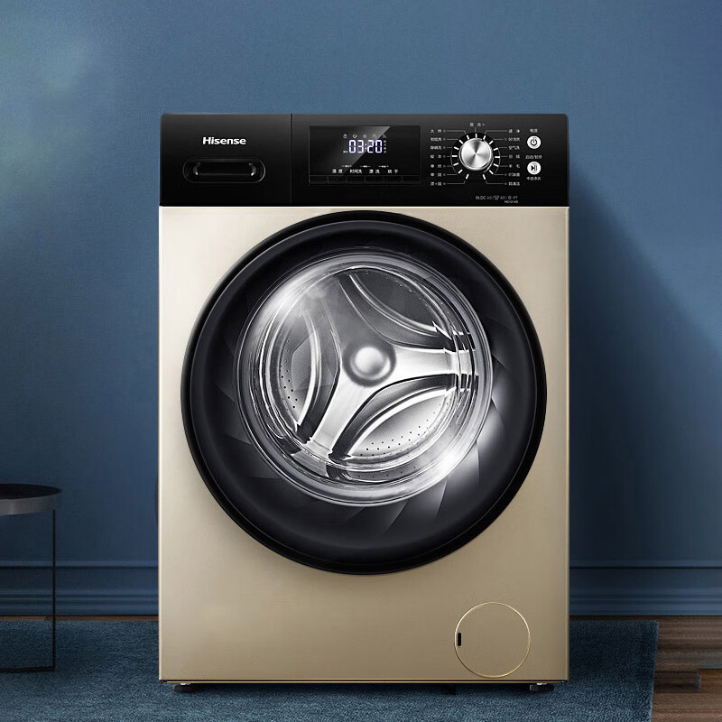 海信(Hisense)纤薄S系列 滚筒洗衣机全自动京东自营 10公斤洗烘一体超薄 空气洗祛味除菌 筒自洁 变频HD1014S