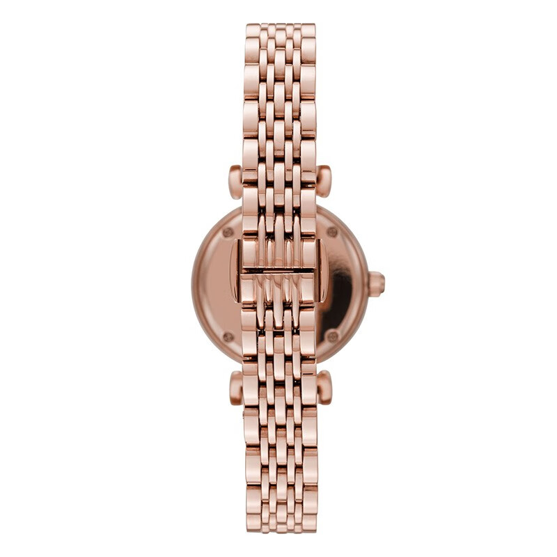 阿玛尼(Emporio Armani)手表 满天星个性时尚玫瑰金钢带石英女士腕表AR11316 