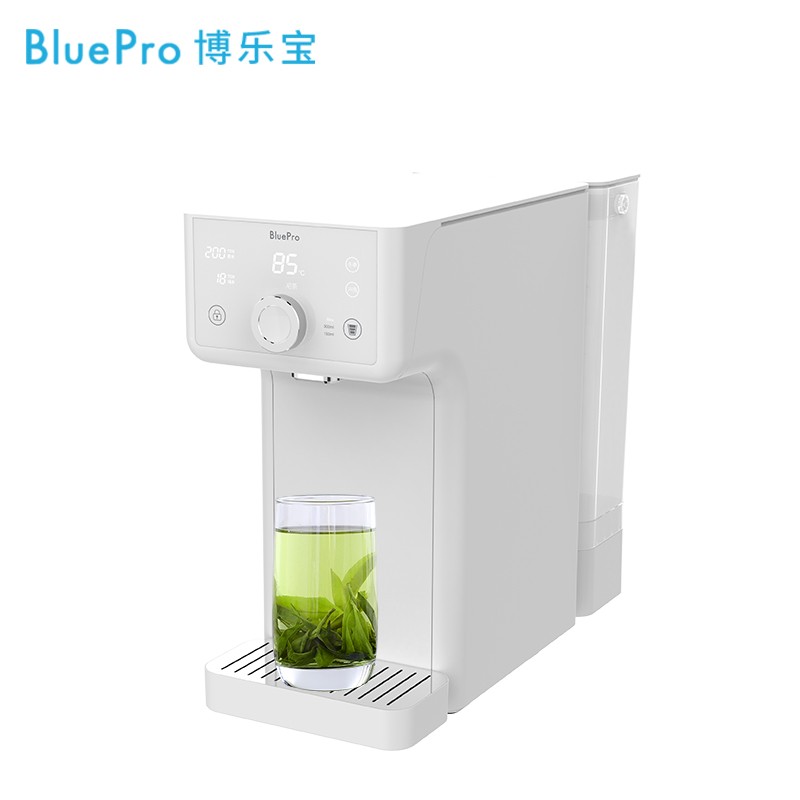 博乐宝(BluePro)台上式饮水机 家用净水器净饮一体机 净化加热一体 3秒1键喝温水 B24