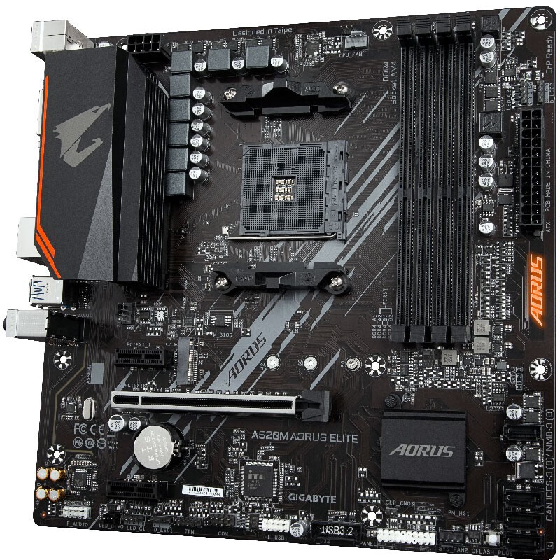 技嘉 小雕 A520M AORUS ELITE 主板 支持CPU 5600G/3600/3000G（AMD A520/ Socket AM4）