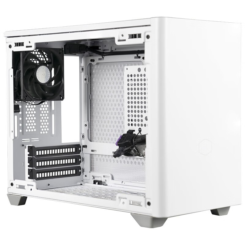 酷冷至尊(CoolerMaster)NR200(魔方200)白色版 迷你机箱(Mini-ITX/支持长显卡/支持240水冷/免工具安装)