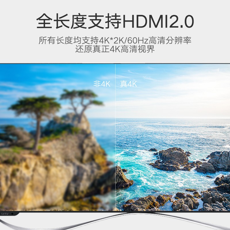 绿联 光纤HDMI线2.0版 4K60Hz发烧级高清线 电脑机顶盒连接电视投影仪显示器3D视频线工程装修连接线 15米