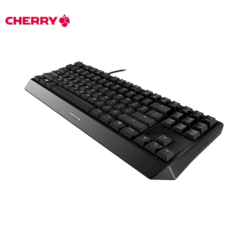 樱桃（Cherry）MX1.0 TKL G80-3810LYAEU-2 机械键盘 有线键盘 游戏键盘  87键机械键盘 黑色 红轴