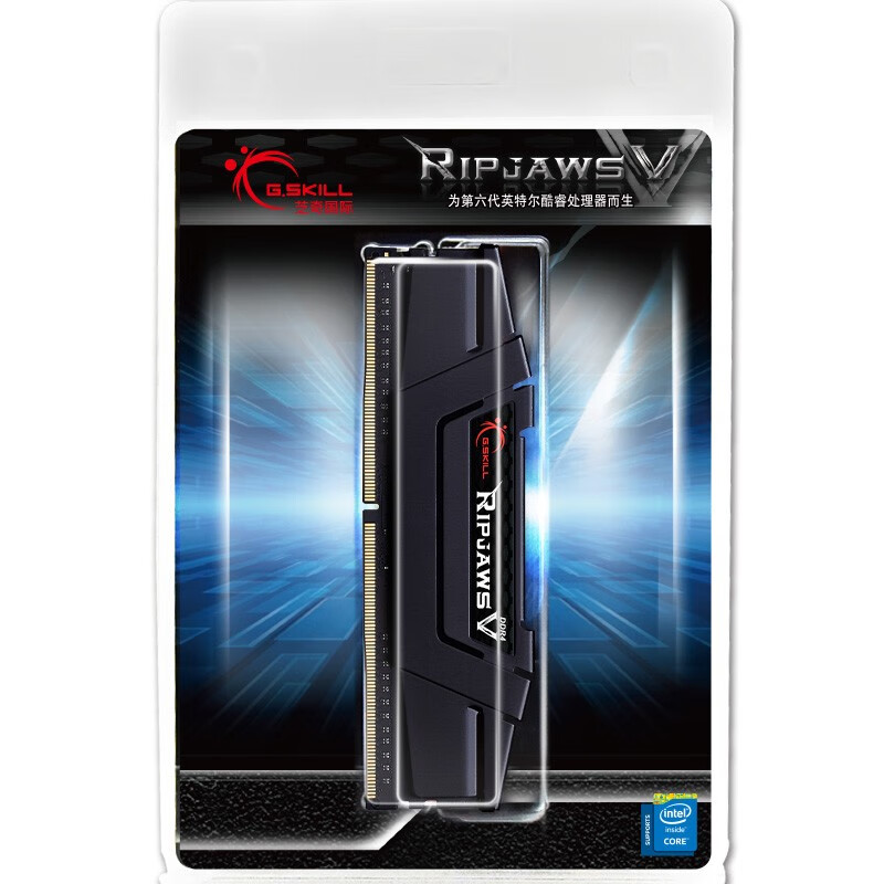 芝奇（G.SKILL）8GB DDR4 3200频率 台式机内存条 Ripjaws V系列/宾利黒