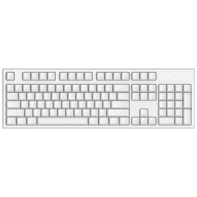 黑峡谷 GK511A 机械键盘 有线键盘 笔记本 104键 凯华轴（游戏键盘 热插拔轴 粉色键盘） 白色-凯华BOX轴-白轴-热插拔-PBT键帽