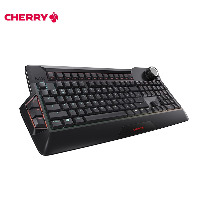 樱桃（CHERRY）MX9.0 G80-3980LSBEU-2 机械键盘 有线键盘 游戏键盘 全尺寸RGB背光  黑色 樱桃青轴