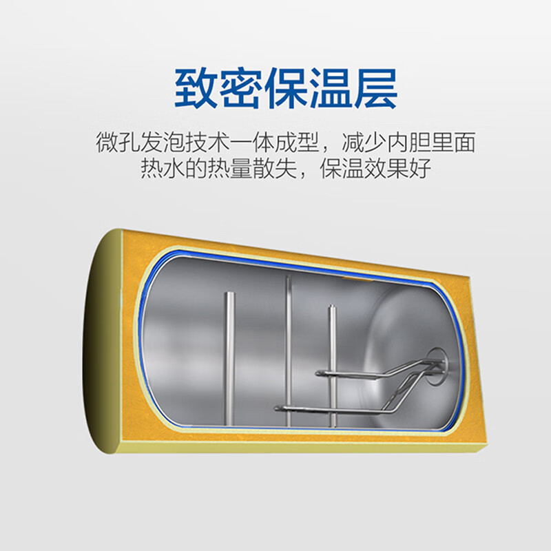 海尔（Haier）电热水器小型家用双管变频速热储水式卫生间速热洗澡器 一级能效 专利防电墙R 尊享版60升