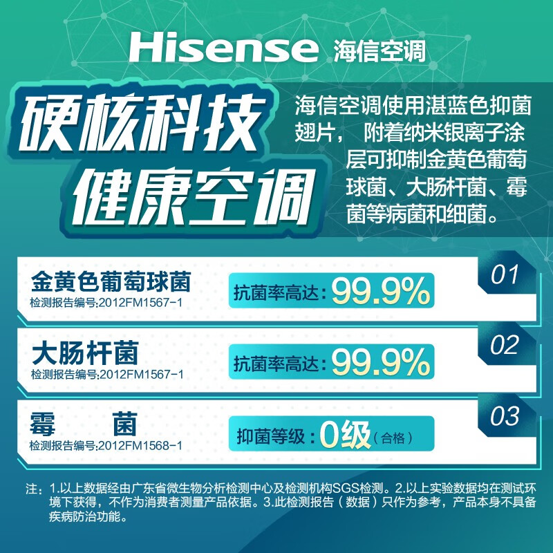 海信 (Hisense) 1.5匹 小黑键 新能效 变频 舒适睡眠 高温自清洁 取暖暖风 挂机卧室空调 KFR-35GW/E25A3a