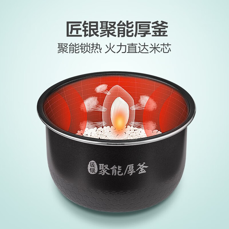 美的（Midea）智能電飯煲電飯鍋1-2人迷你1.6L宿舍萌趣全自動多功能預(yù)約薄荷綠煮飯鍋FB16E213