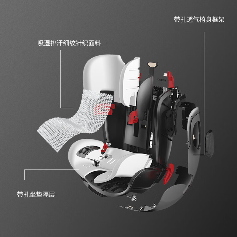 pouch360度珊瑚ks29可躺可坐新生儿旋转便携式