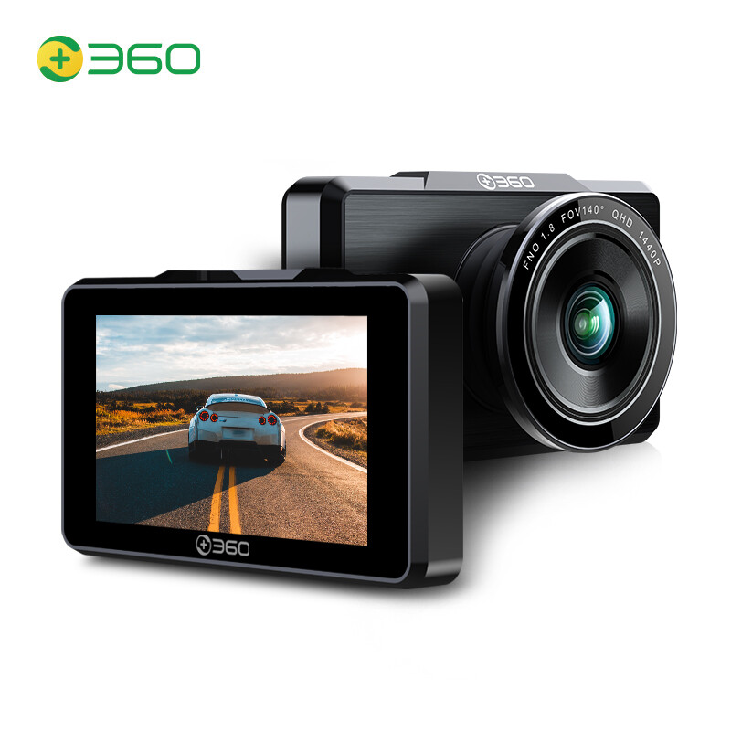 360行车记录仪 新品G580 2K高清拍摄 前后双录 前1440p后1080p 微光夜视 电子狗 高清记录仪