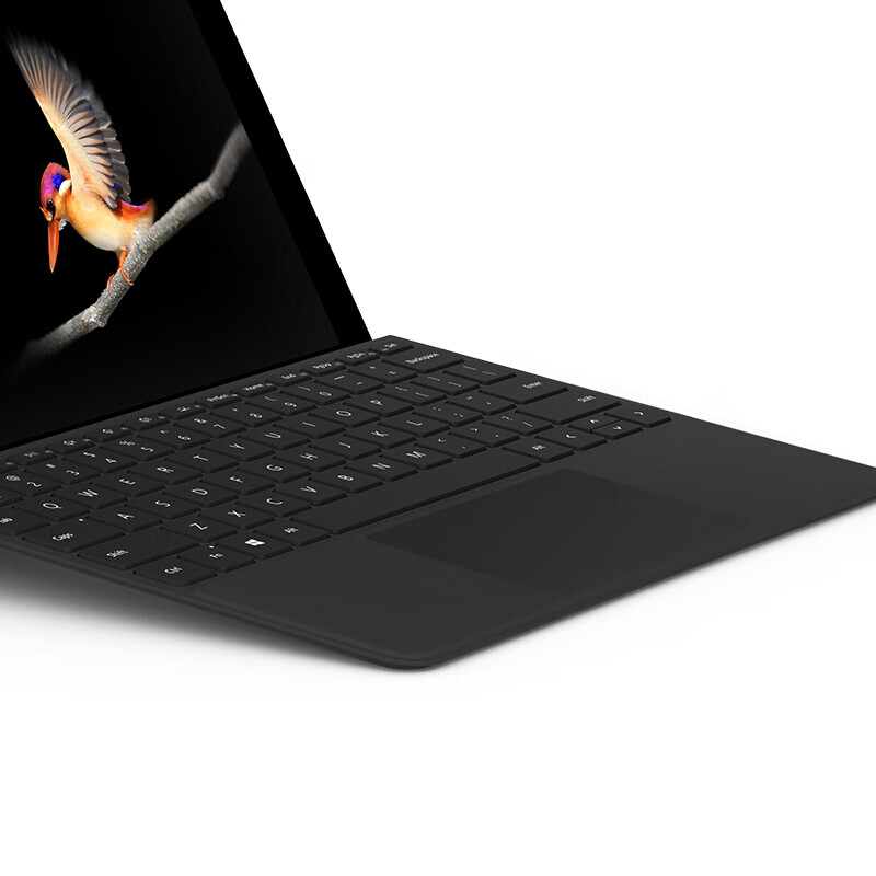 微软?Surface Go 键盘盖 典雅黑 磁吸易拆卸 聚氨酯材质 磨砂手感 键盘背光+玻璃精准式触控板