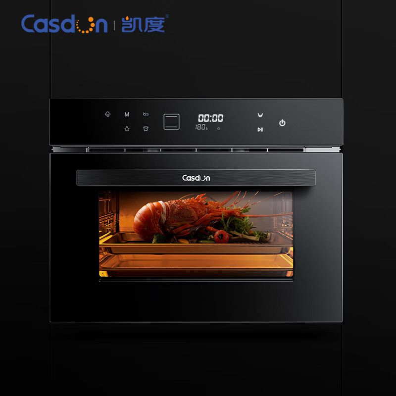 凯度（CASDON）60L嵌入式蒸烤箱多功能电蒸箱家用二合一蒸烤一体机 SR60B-TD