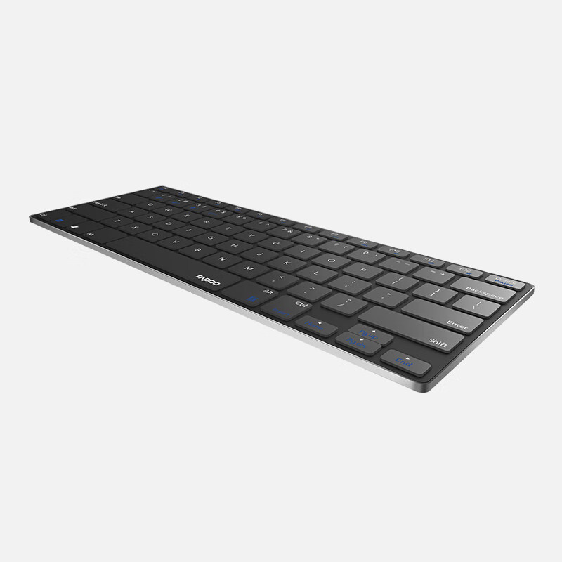 雷柏（Rapoo） KM525 键鼠套装 无线蓝牙键鼠套装 办公键盘鼠标套装 超薄便携 无线键盘 蓝牙键盘 黑色