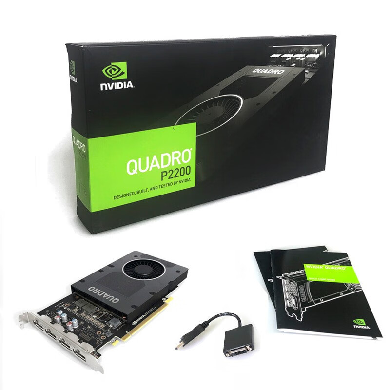 丽台（LEADTEK）NVIDIA Quadro P2200 5G GDDR5X 160bit/200GBps/CUDA核心1280 建模渲染/绘图/专业图形显卡