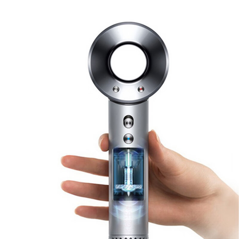 戴森（DYSON）Supersonic HD04智能电吹风  吹风机 风筒 专业沙龙版 银色