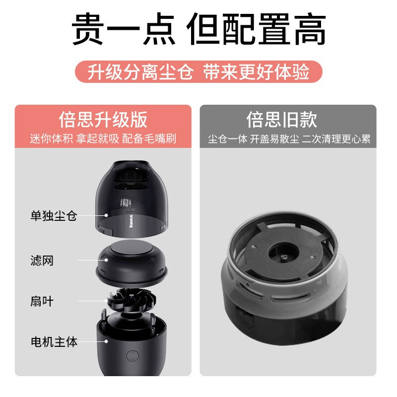 倍思桌面迷你吸尘器怎么样？质量靠谱吗？