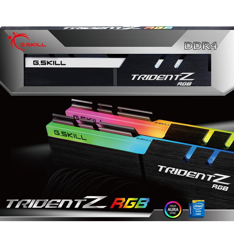 芝奇（G.SKILL）64GB(32G×2)套裝 DDR4 3600頻率 臺(tái)式機(jī)內(nèi)存條-幻光戟RGB燈條