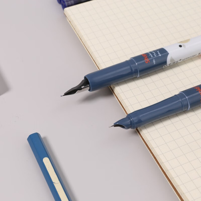 晨光(M&G)文具直液式可擦钢笔组合 学生练字笔墨水笔套装(钢笔*2+纯蓝色墨囊*6) 颜色随机HAFP0438B3