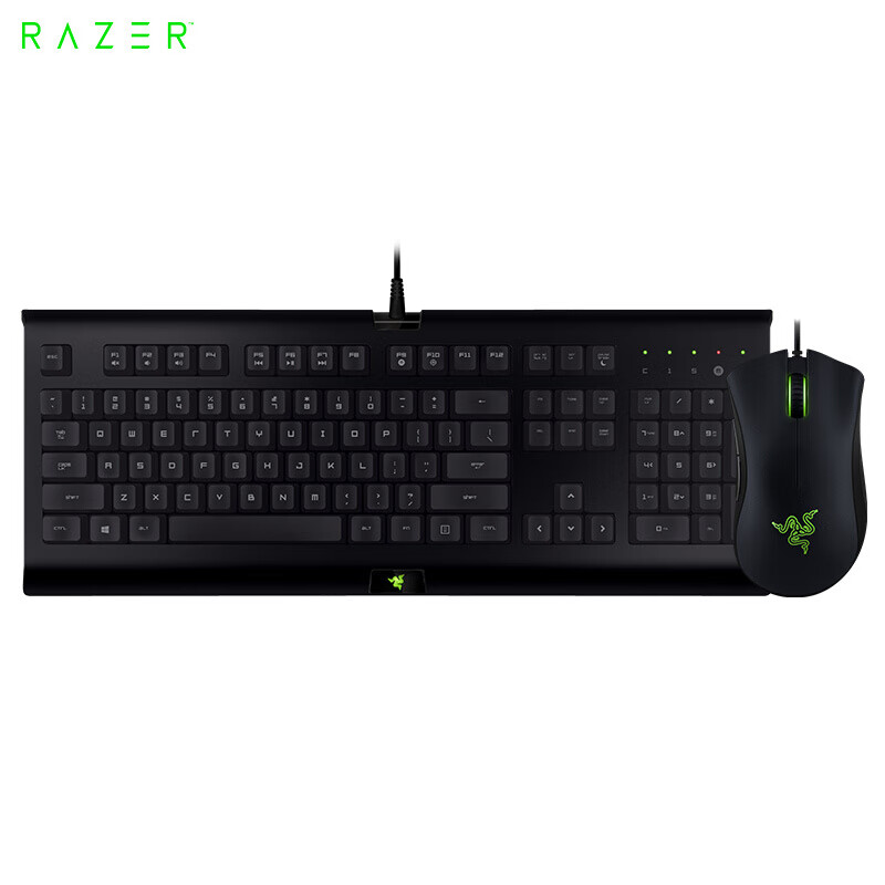 雷蛇 Razer 萨诺狼蛛键盘+雷蛇蝰蛇2000鼠标 键鼠套装 办公套装电竞游戏套装 绝地求生吃鸡