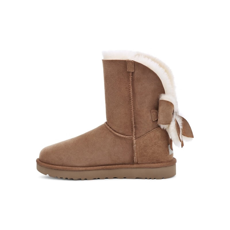ugg 2020秋冬季新款女士经典短靴翻边蝴蝶结款雪地靴1112501 che