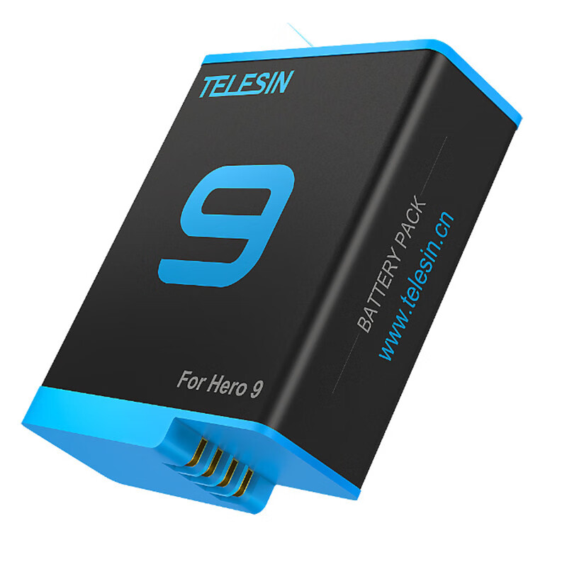 TELESIN GoPro10电池运动相机hero9配件电池充电器大容量电池 1750mAh