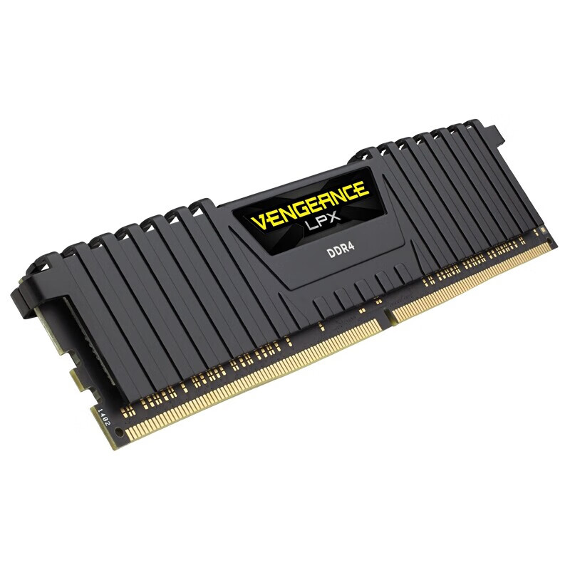 美商海盗船（USCORSAIR）16GB(8G×2)套装 DDR4 4000 台式机内存条 复仇者LPX系列 游戏型