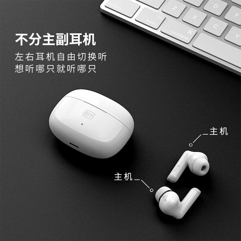 爱奇艺（iQIYI）RealPods 真无线降噪蓝牙耳机 主动降噪 蓝牙耳机 通用苹果安卓手机