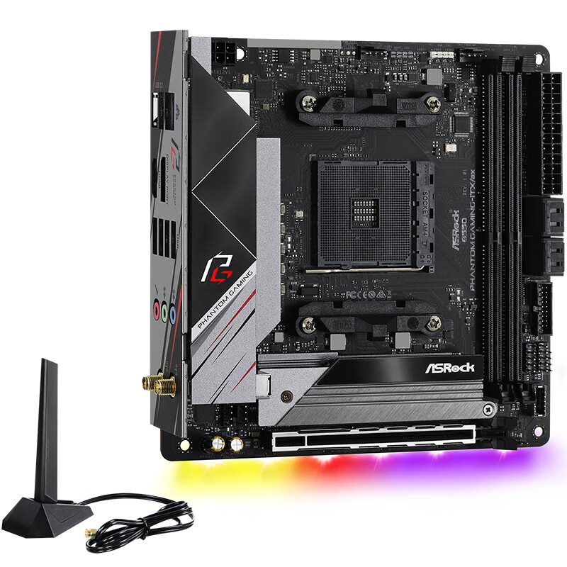 华擎（ASRock）B550 Phantom Gaming-ITX/ax主板 支持 CPU 3700X/3800X/3900X/3950X（AMD B550/Socket AM4）