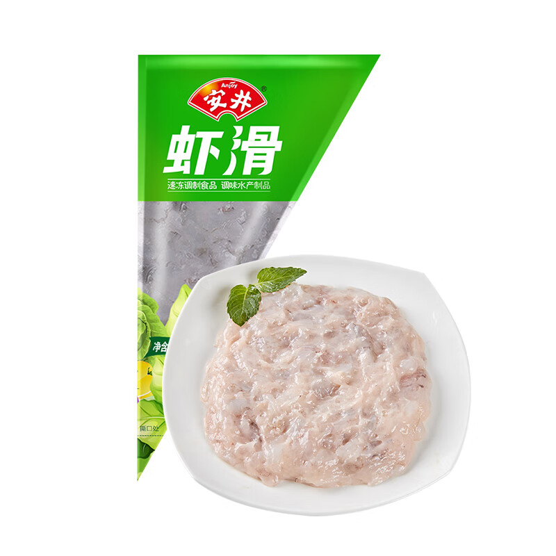 安井 虾滑 150g 虾仁含量80% 国产 火锅食材关东煮汤料必备