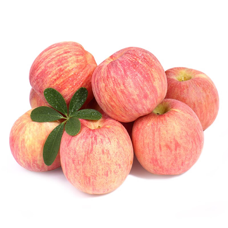 2021新红富士苹果新鲜水果  带箱10斤当季时令新鲜水果生鲜 陕西红苹果孕妇水果生鲜净重9斤