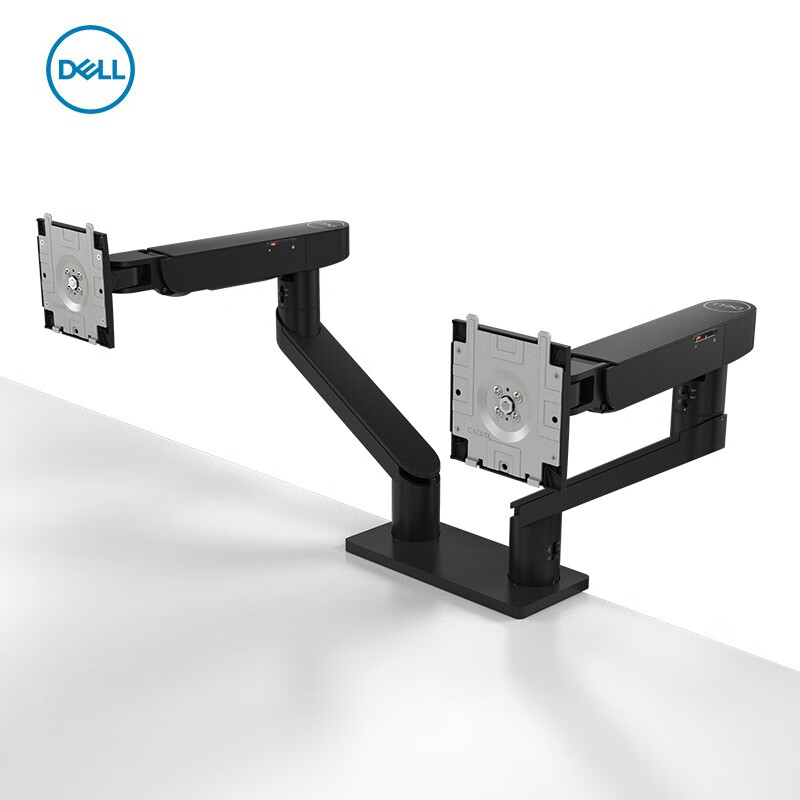 戴尔（DELL）显示器支架 桌面旋转升降双显示器臂架 快速安装技术 MDA20（适合19英寸-27英寸）