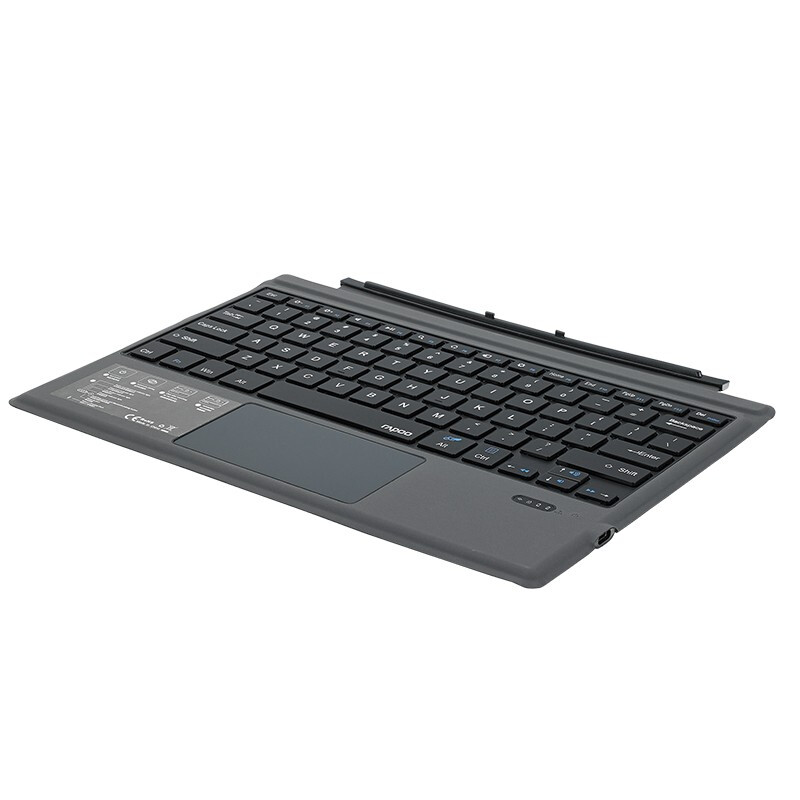 雷柏（Rapoo） XK200 蓝牙键盘 办公键盘 超薄键盘 78键 适用Surface pro3/4/5/6等微软平板电脑 黑色