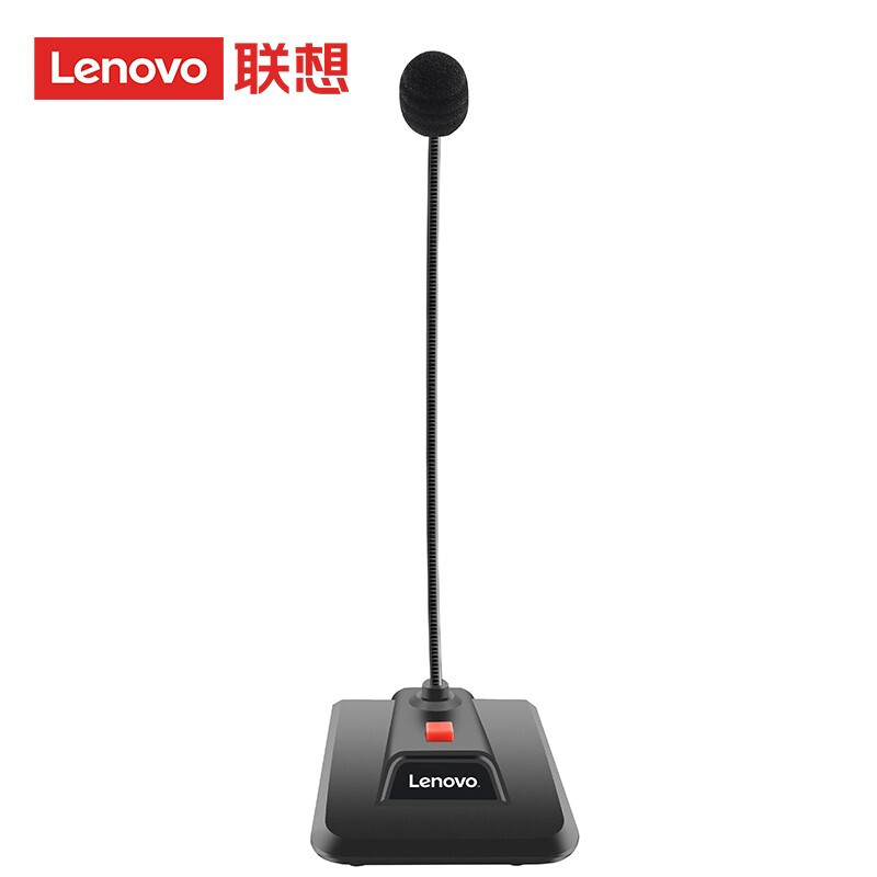 聯(lián)想（Lenovo）電腦麥克風 桌面電容麥話筒 鵝頸式有線網(wǎng)上授課會議培訓講座語音聊天 PCM103