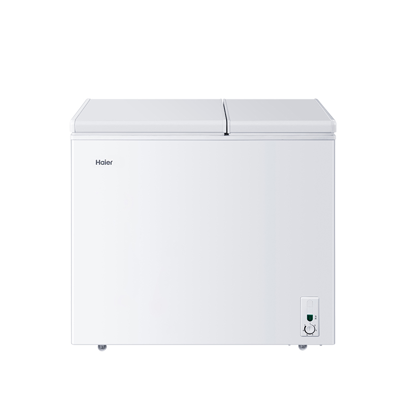 海尔（Haier） 208升 大冷冻小冷藏 双箱双温区冰柜 卧式冰箱 家用商用二合一 冷柜 FCD-208XHT
