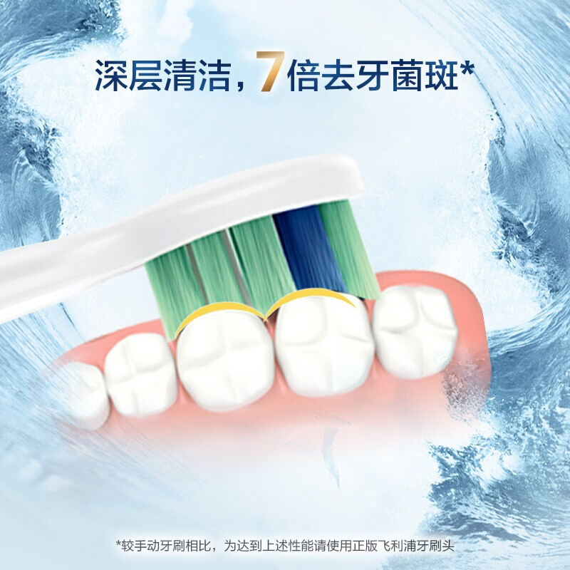 飞利浦(PHILIPS) 电动牙刷头适配HX6730HX6761HX6803HX6806HX3226 HX9021单只装