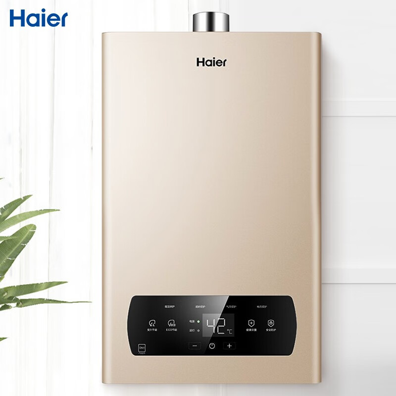 海爾（Haier）12升水氣雙調(diào)燃?xì)鉄崴髦悄芊纼鲋悄躓IFI 恒溫芯恒溫 JSQ22-12DN1(12T)U1 天然氣