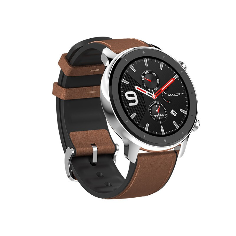 Amazfit GTR 智能手表智能运动手表 24天续航 50米防水 NFC 不锈钢版 47mm 华米科技出品手表
