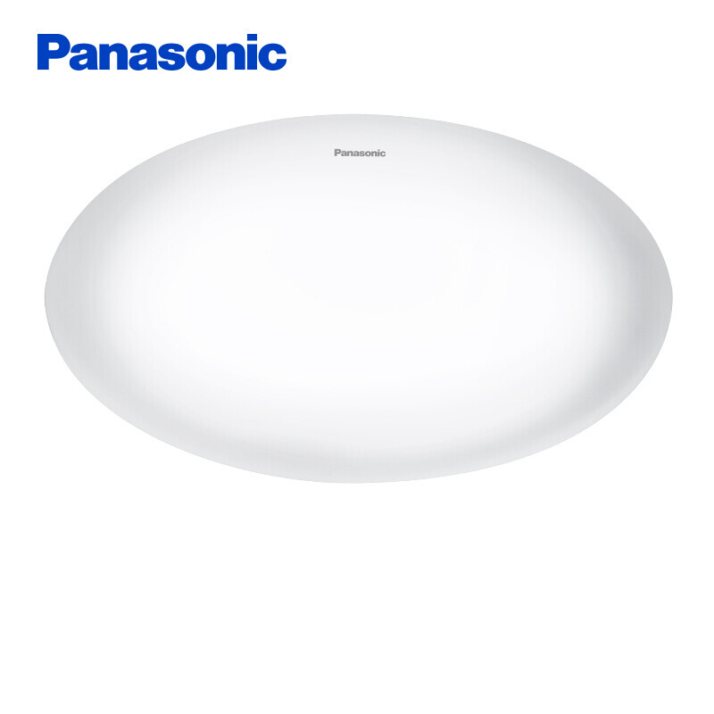 松下（Panasonic）LED吸顶灯遥控无极调光调色现代简约客厅灯卧室灯双层灯罩圆形28瓦 雾朦胧系列HHXZ3562