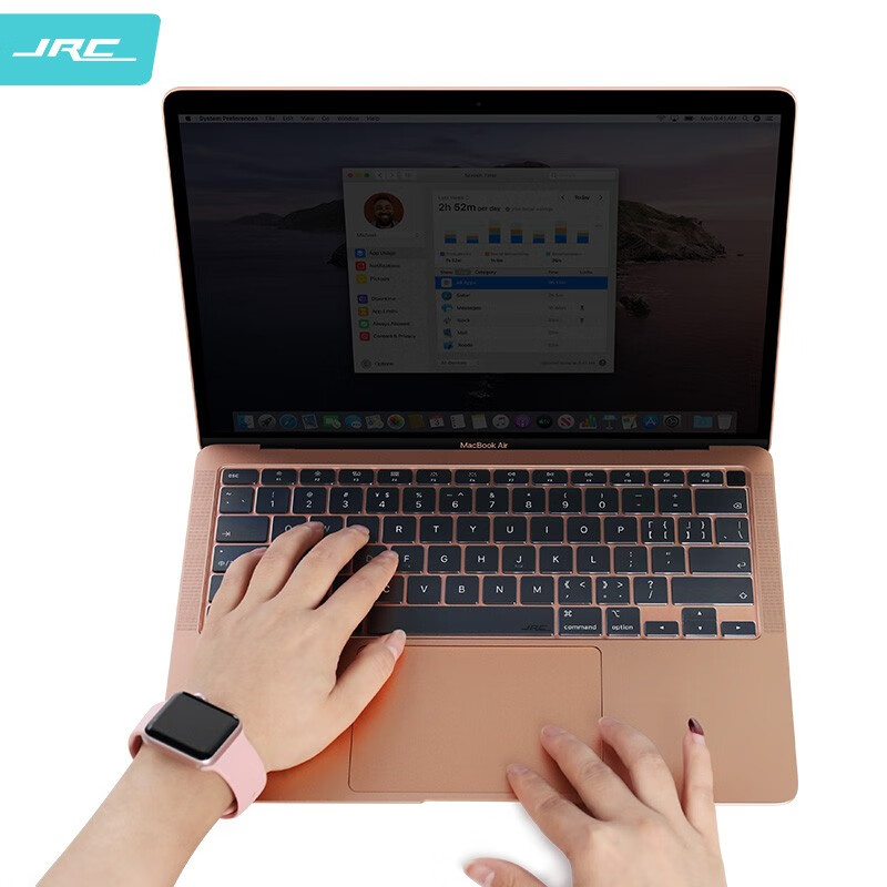 JRC 2020新款苹果MacBook Air13.3英寸笔记本电脑键盘膜 TPU隐形保护膜防水防尘A2179/A2337