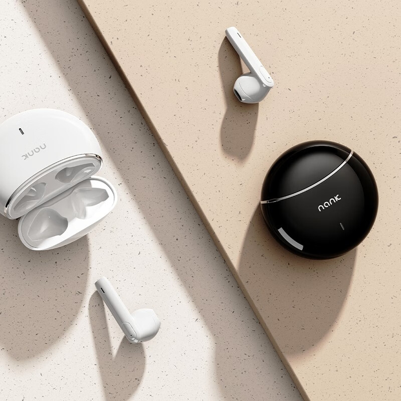 南卡 NANK半入耳真无线蓝牙耳机Lite Pro 商务通话跑步运动游戏防水防尘通用于安卓苹果耳麦 枫丹白