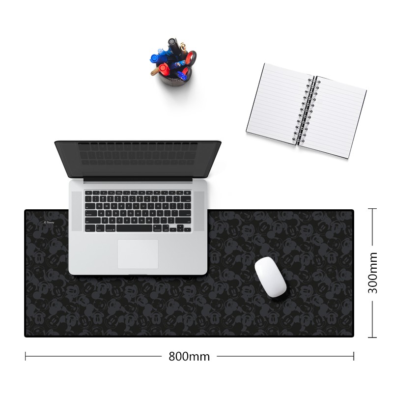 飞遁（LESAILES） 迪士尼正版授权800*300*4mm寻找米老鼠游戏动漫大号鼠标垫 电脑键盘桌垫 黑色