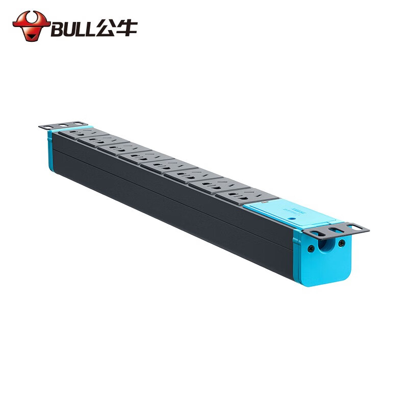 公牛（BULL）PDU机柜插座/插线板/插排/排插/接线板/拖线板 8位无线 GNE-1080W
