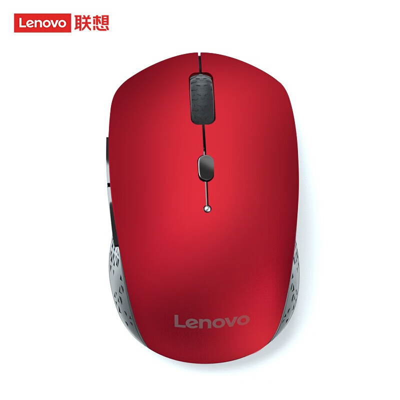 联想 Lenovo Howard鼠标 无线蓝牙鼠标 办公鼠标便携鼠标 人体工程学 笔记本鼠标温莎红
