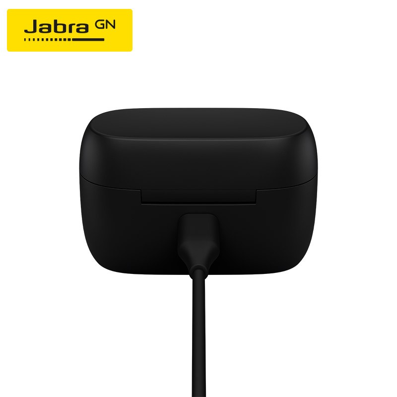 捷波朗JabraElite85t真无线主动降噪蓝牙耳机 四重深度降噪 长续航立体声 华为苹果游戏音乐耳机 钛黑色